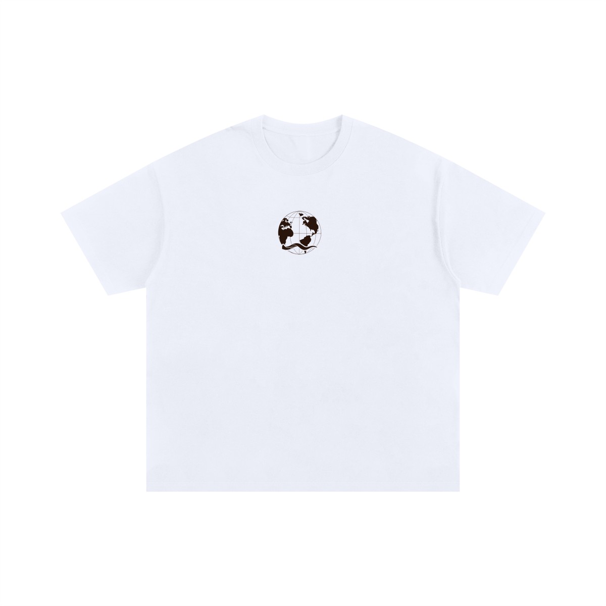 Oversized Cotton T-Shirt in White