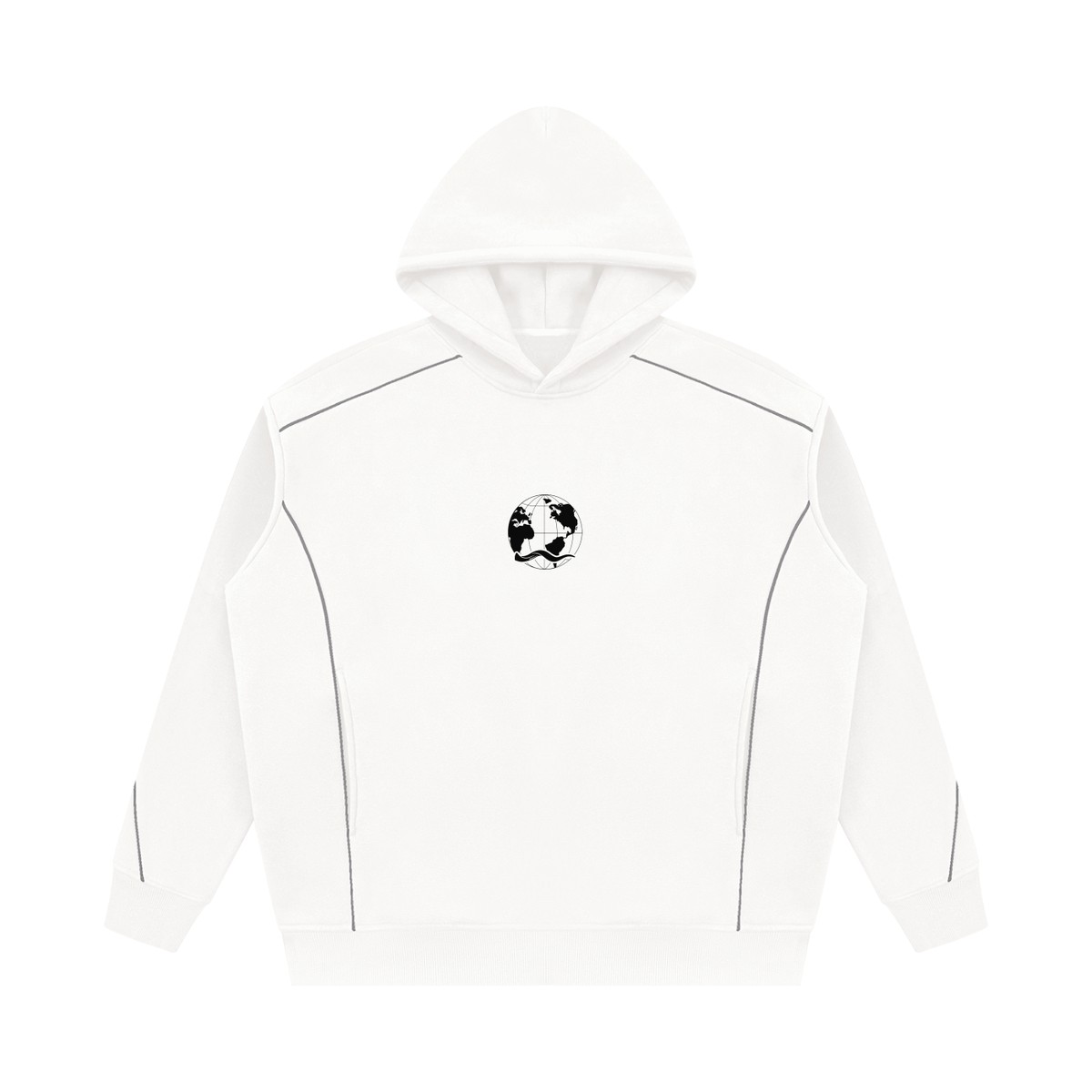 HUIOS Hoodie Set in White